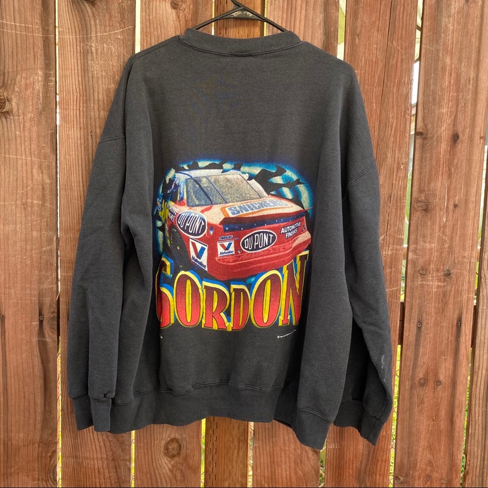 Vintage Nutmeg Mills 1994 Jeff Gordon Sweater 90s